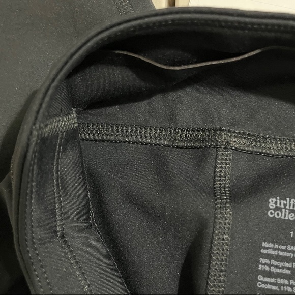 Girlfriend Collective Compressive Leggings Black Size XS Mid Rise Leggings - Picture 10 of 10